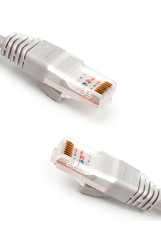 Cat 5e Ethernet Kablo 5 Metre Cat5e Utp Ethernet Kablosu, Rj45 Yüksek Hızlı Gigabit Ağ Kablosu, Modem Router Bilgisayar Konsol Uyumlu, Gri