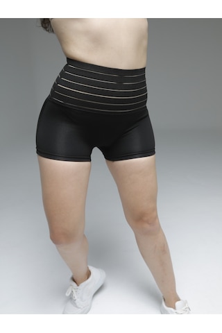 Mistirik Cagno Model Karın Ve Göbek Sıkılaştırıcı Ve Toparlayıcı Spor Boxer Siyah Renk Siyah