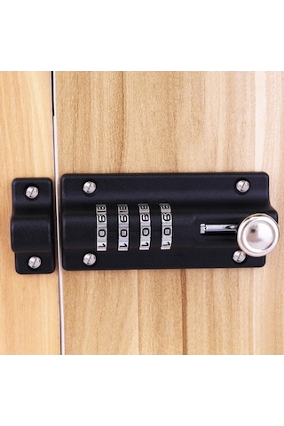 Trendooze Yaratıcı Bahçe Açık Yardımcı Mandal Mat-siyah Kilidi 122x48x40mm