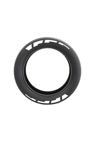 Beyaz Lastik Yazısı Yanak Şerit 2.5 Cm Ürün 4 Adet + Yapıştırıcı Tutkal