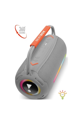 Powerway Beatbox Led Işıklı USB SD Aux FM Radyo Bluetooh Hoparlör