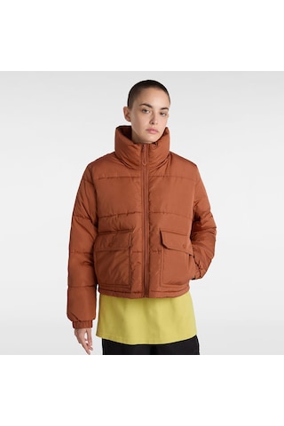 Vans Mte Aubrey Primaloft Puffer Kadın Kahverengi Mont Düz Vn000hjvc9j1