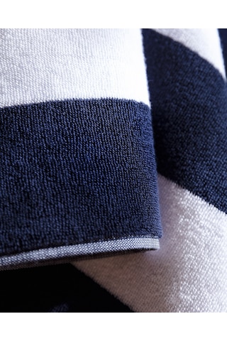 Madame Coco Hector Plaj Havlusu - Beyaz/lacıvert - 80x160 Cm 1kpljh012180x160 Cm-beyaz/lacivert