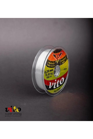 Vito Süper Strong Monoflament Şeffaf Misina 160 Metre 0,28mm - Standart