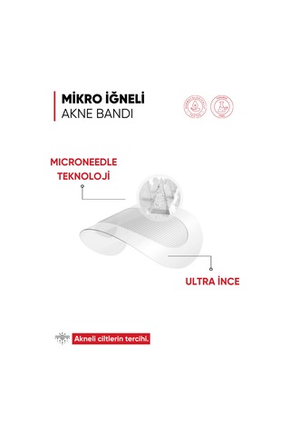 Mia Klinika Leke Karşıtı Mikro İğne Teknolojili Akne Bandı 6'lı