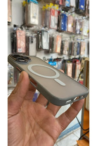 Apple iPhone Uyumlu 16 Kamera Korumalı Mat Magsafe Wireless Şarj Destekli Renkli 45644