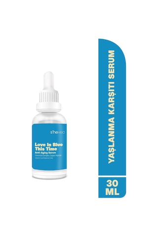 She Vec Love In Blue This Time Nemlendirici Onarıcı ve Canlandırıcı Serum 30 ML