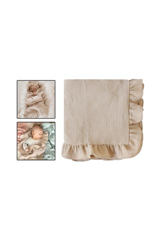 Dolıty Kundaklama Battaniyeleri Bebek Fotoğraf Props Için Haki Haki