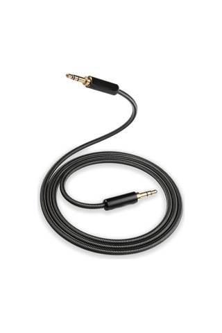 Iphone Samsung Xiaomi Huawei Oppo Uyumlu Örme 3,5mm Aux Çelik Örgü Araç Ev Müzik Video Ses Kablosu