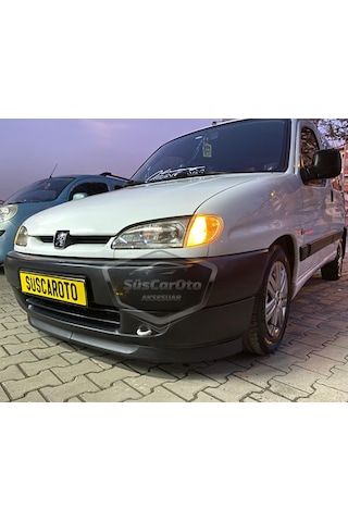 Peugeot Partner 1 1996-2003 Uyumlu Üniversal Astra H Lip Esnek Ön Lip 2 Parça Tampon Altı Dil Karlık Ön Ek 00 Şüscaroto Aksesuar