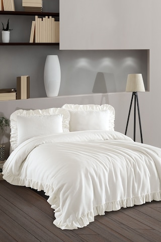 Elart Lily Yatak Seti 200x220 Cm Krem Krem