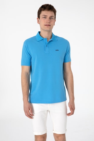 U.S. Polo Assn. Erkek Regular Fit Polo Yaka Turkuaz Basic Tişört 50306007-VR093