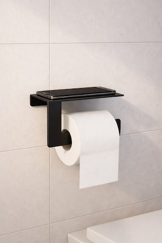 Buççin Online Mağaza Metal Banyo Wc Kağıt Rulo Peçetelik, Tuvalet Peçete Askılığı Tuvalet Kağıt 3 Basımlık Metal Siyah Çok Renkli
