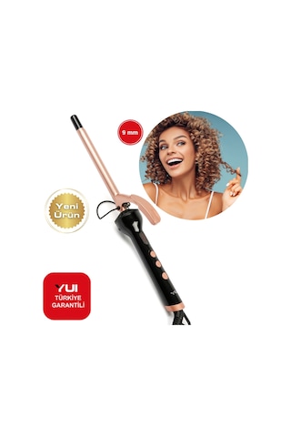 Yui KB58 Seramik Plaka Afro Dalga 9 MM Kıvırcık Saç Maşası