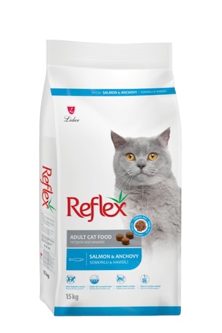 Reflex Somonlu ve Hamsili Yetişkin Kedi Maması 15 KG Reflex Somonlu ve Hamsili Yetişkin Kedi Maması 15 KG