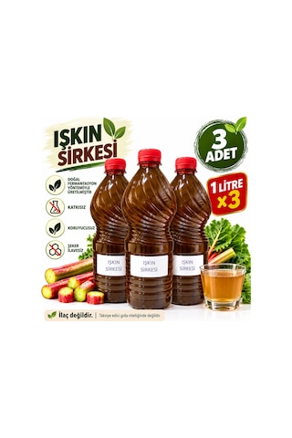 Işkın Sirkesi 1 Lt. X 3