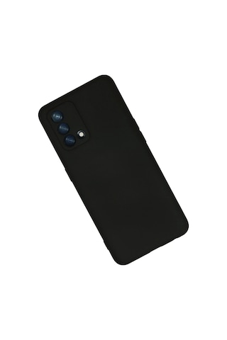 Newface Oppo A74 4g Kılıf Nano İçi Kadife Silikon Glblseme - 63 - Siyah Sıyah
