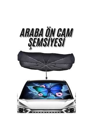 Güneş Önleyici Katlanabilir Oto Araba Güneşlik Şemsiye Tip Ön Cam