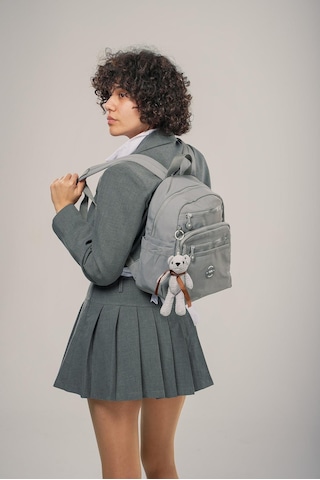 Ççs Kadın 17953 Sırt Çantası Gri