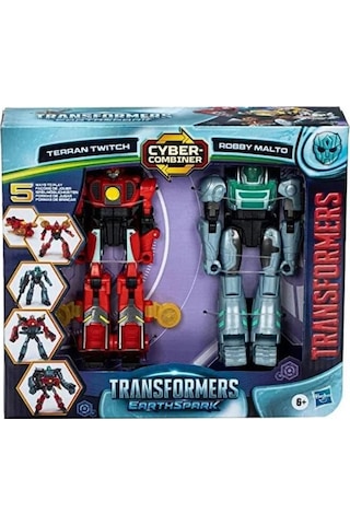 Transformers Earthspark Terran Twitch Ve Robby Malto İkili Figürü Seti F8438
