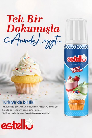 Estello Sprey Krem Şanti 250 G