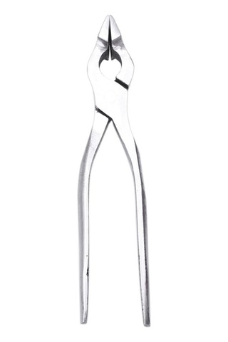 Ccgloball Saplı Deri Pense Çelik Diy Kenar Ayar Presi Düzleştirilmiş Forseps