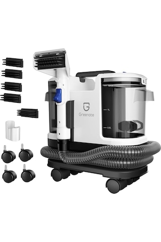 Greenote Halı/koltuk Yıkama Makinesi Ve Spot Temizleyici Sofa, Halı Ve Araç İçin Uygun, Güçlü Islak/kuru Vakum, 1.8 L Su Tankı, Tekerlekli Tasarım