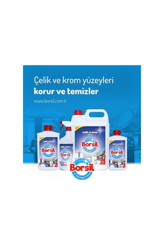 Çelik Ve Krom Bakımı 1 L Tekli