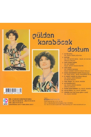 Gülden Karaböcek - Dostum (Cd)