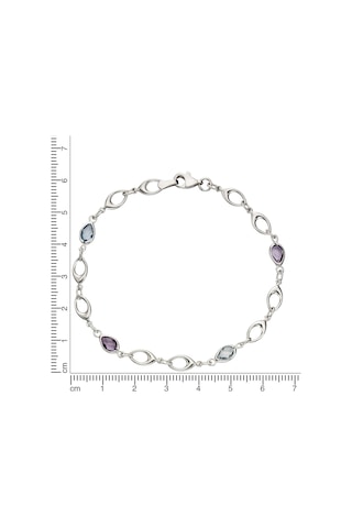 Yüksek Kaliteli 375 Ayar Altın Amethyst Kadın Bilezik 19cm Şıklık Ve Zarafet Için