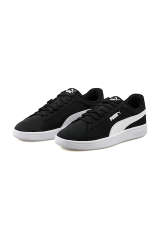 Puma Smash 3.0 Buck Erkek Siyah Spor Ayakkabı 392336-01 Siyah