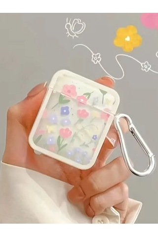 Cronax Airpods Uyumlu 2 İçin Silikon Kılıf Karabinalı 260867640 Pembe