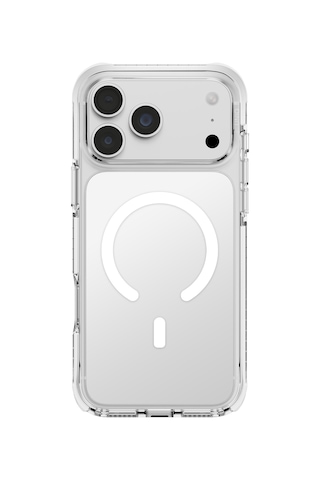 Apple iPhone Uyumlu 18 Pro Max Kılıf Combat Üç Katmanlı Shocksorb Teknolojisi Magsafe Soft Ve Pürüzsüz Kapak Şeffaf