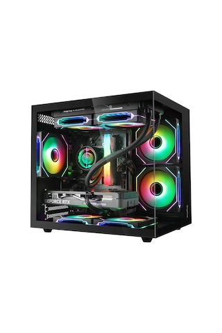 Segotep Brave W1 750W 80+ Bronze Midi Tower Bilgisayar Kasası Siyah