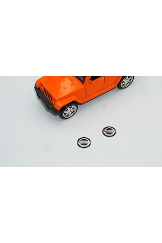 Nissan Oto Anahtar 3M Metal Alaşım Logo 2Li Set