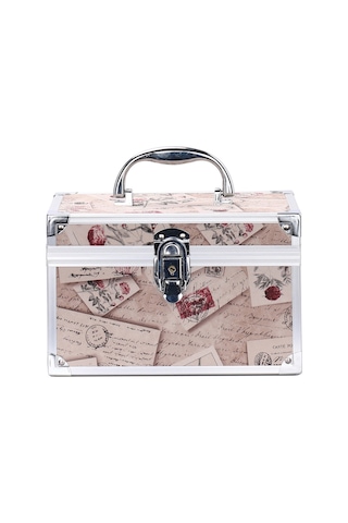 Mufunye Kozmetik Saklama Kutusu, Çok İşlevli, Bej