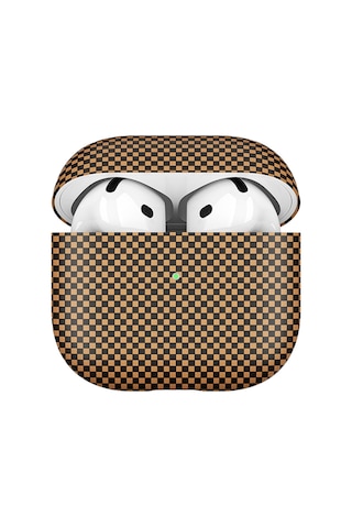 Apple AirPods Uyumlu 4 Zore Airbag 43 600d Karbon Fiber Kulaklık Kılıfı Lacivert