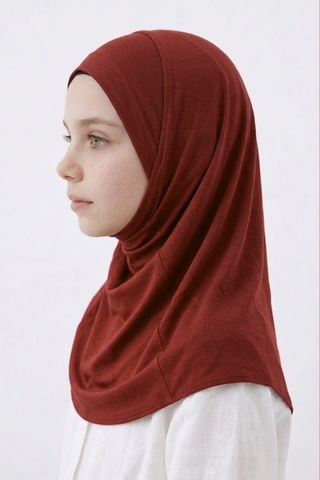 Angel&co. Girls Clothing Tesettür Başörtü Bordo Bordo