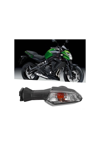 Yaozixa Kawasaki Nınja Z Serisi Motosiklet Led Sinyal Lambaları İkili Set - Fumeli Siyah, Yüksek Parlaklık, Dayanıklı Abs Malzeme, Enerji Tasarruflu