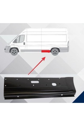 Fıat Ducato- 07/14 Arka Çamurluk Ağzı Alt Sacı Sol Arka Teker Önü