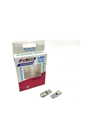 Femex Ampul Platinum Beyaz T10 4 Smd 3030 Chip Led Aktif Canbus