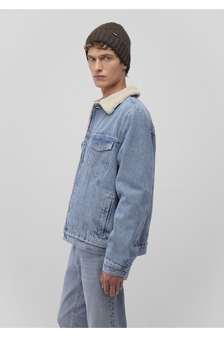 Mavi - Zander Classic Denim Suni Kürklü Açık Mavi Jean Ceket 0111214-88554 Mavi