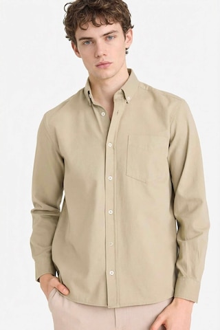 Defacto Regular Fit Gabardin Gömlek F1261ax26spkh404 Haki-kh404