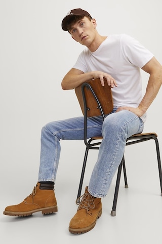 Jack & Jones Jack&jones Chris Erkek Kot Pantolon 12193398 Blue Denim Mavi