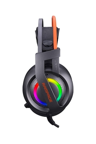 Rampage RM-X7 TORNADO USB RGB 7.1 Mikrofonlu Kulak Üstü Oyuncu Kulaklık