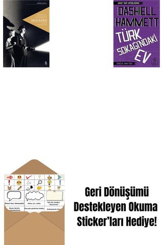 İnce Adam + Türk Sokağındaki Ev Cep Boy + Okuma Sticker'ları