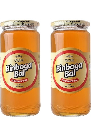 Binboğa Çiçek Balı 650 Gr Cam X 2 Adet
