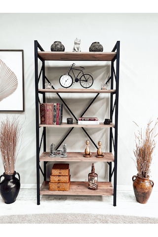 Tanraf Erciyes Lüks Kitaplık Atlantik Çam