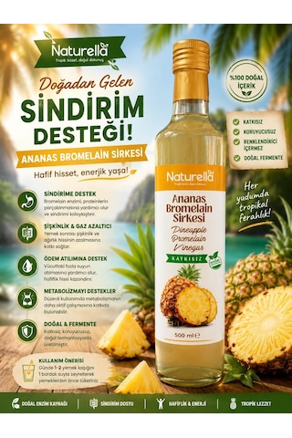 Naturella Ananas Bromelain Sirkesi