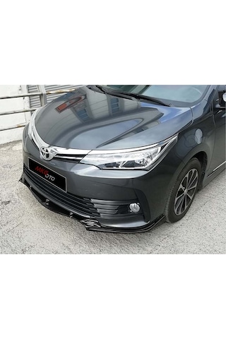 HasAkman Toyota Corolla Uyumlu E170 Trend Ön Lip Piona Black 2013 2014 2015 2016